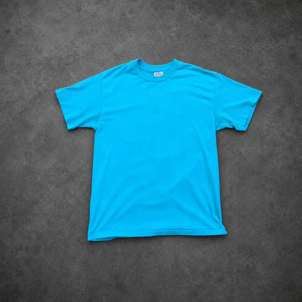 TURQUOISE HANES BEEFY-T